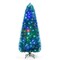 Pre-lit Fiber Optic Christmas Tree With Multi-color Led Lights And Top Star Light-6 Ft